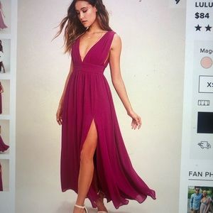Magenta Lulus Dress